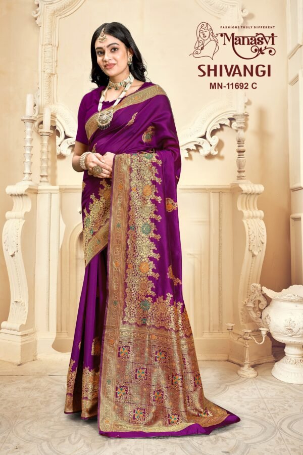 Shivangi Cotton Blend Saree - Image 4