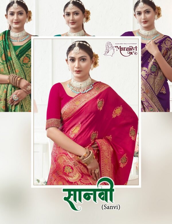 Sanvi Cotton Blend Saree