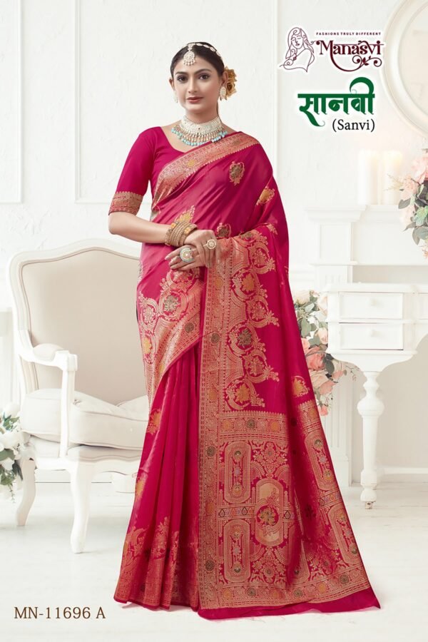 Sanvi Cotton Blend Saree - Image 2