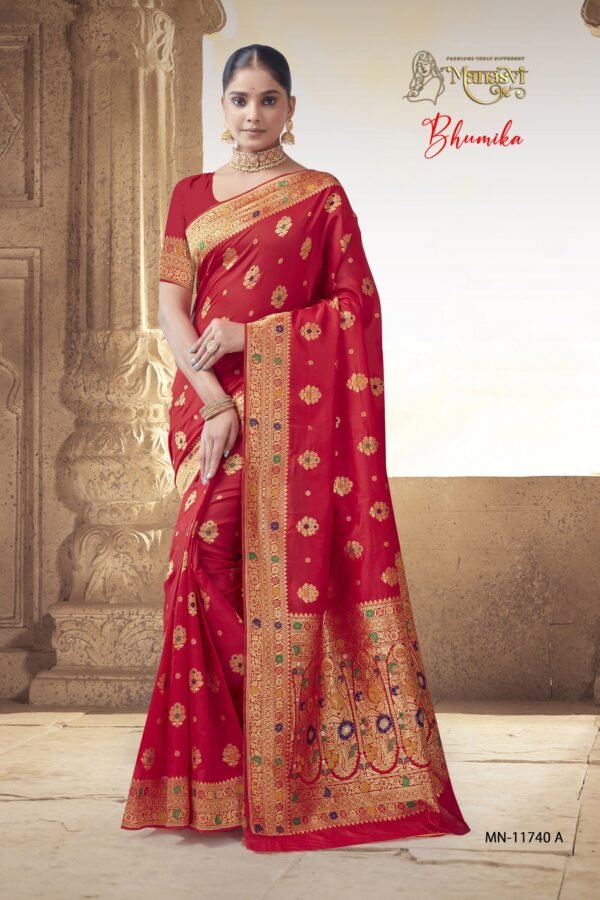 Mn Bhumika Semi Silk Saree - Image 2