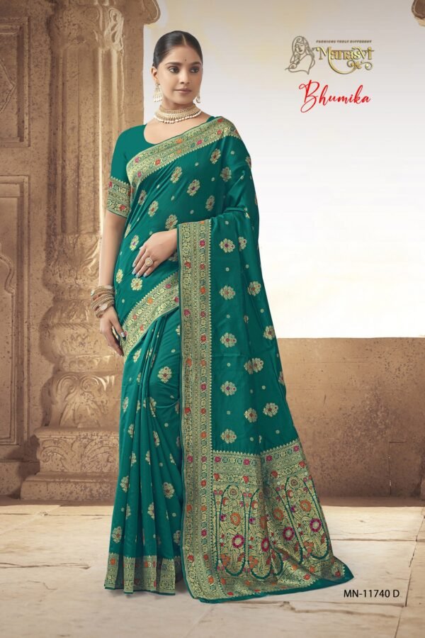 Mn Bhumika Semi Silk Saree - Image 5