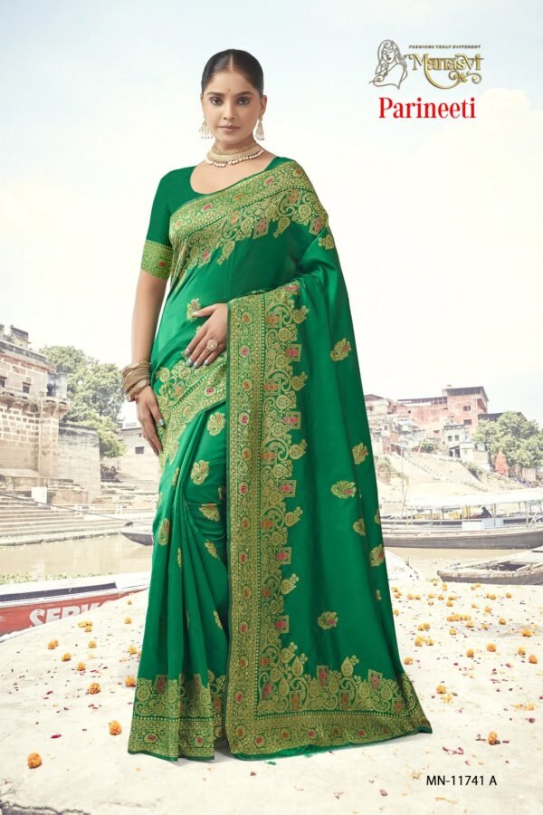 Parineeti Semi Silk Saree - Image 2