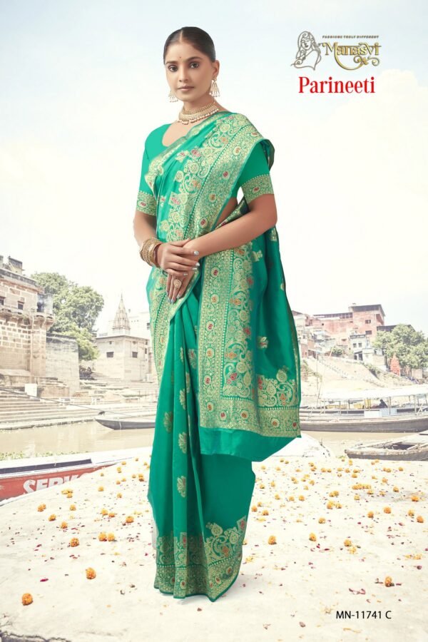 Parineeti Semi Silk Saree - Image 4