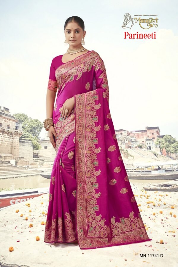 Parineeti Semi Silk Saree - Image 5