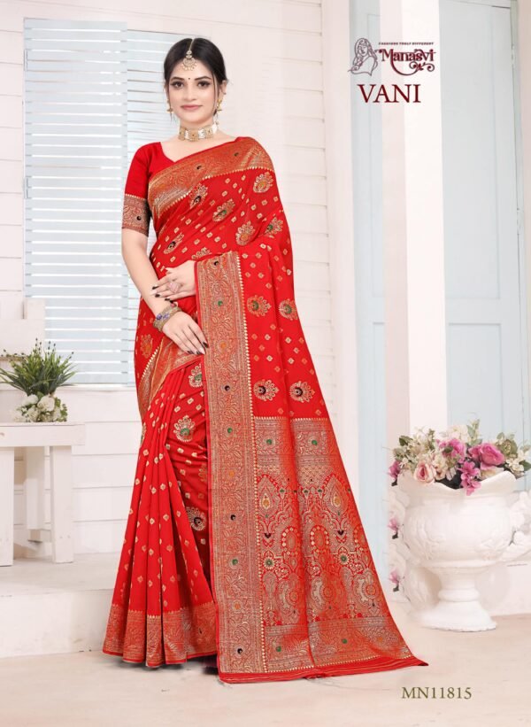 Mn- Vani Semi Silk Saree - Image 2