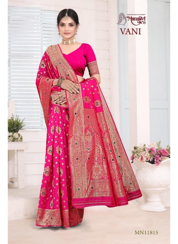 Mn- Vani Semi Silk Saree - Image 4