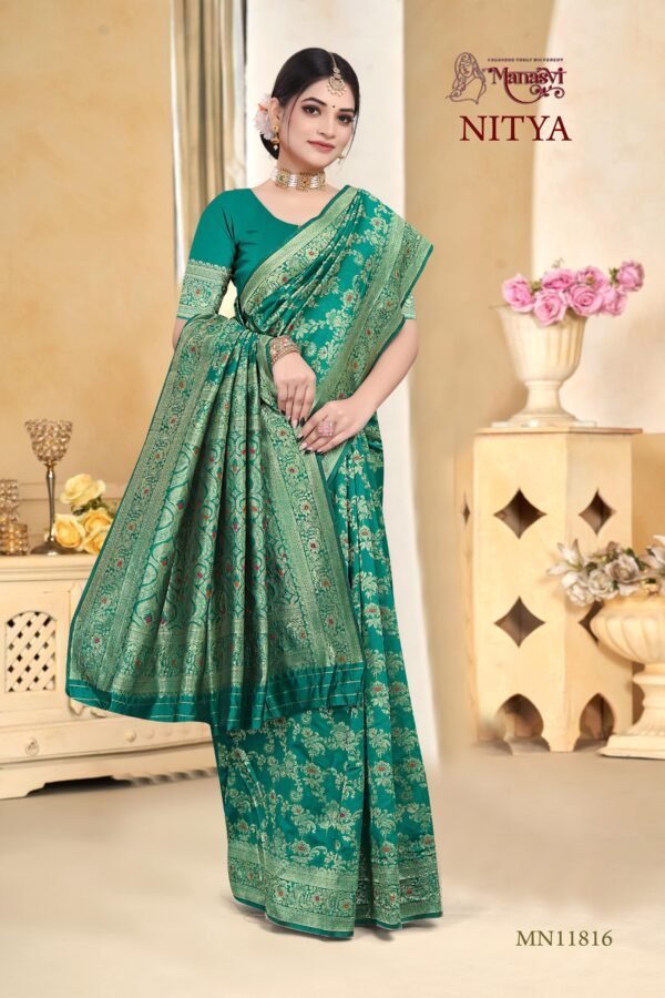 Nitya Semi Silk Saree - Image 2