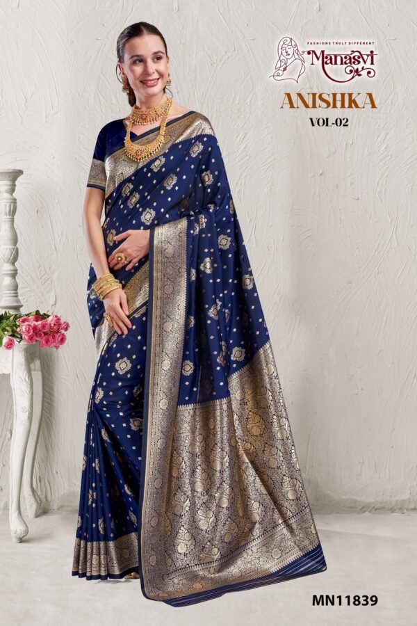Banarasi Silk Saree Anishka Vol-2 - Image 3