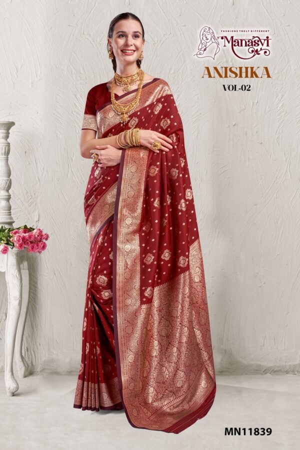 Banarasi Silk Saree Anishka Vol-2 - Image 4