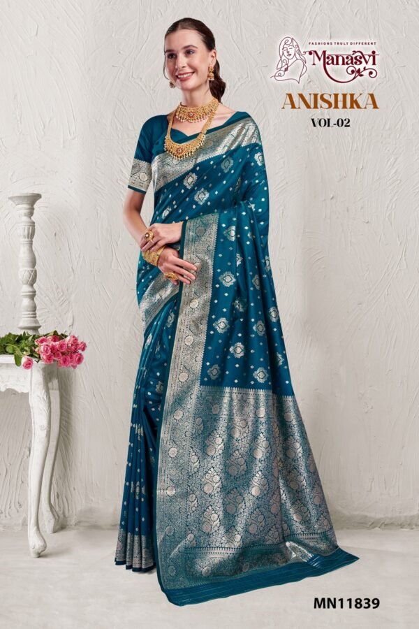 Banarasi Silk Saree Anishka Vol-2 - Image 6