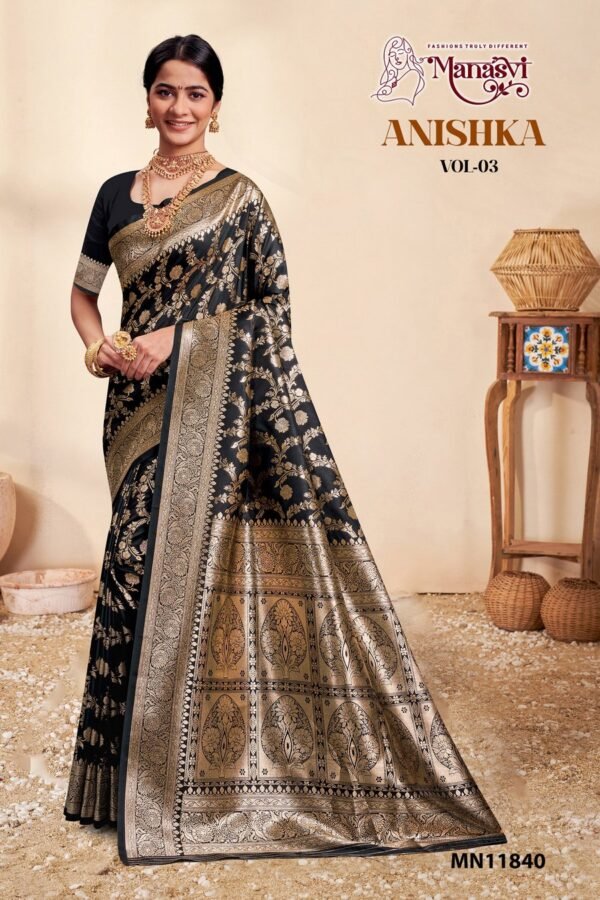 Banarasi Silk Saree Anishka Vol-3 - Image 5