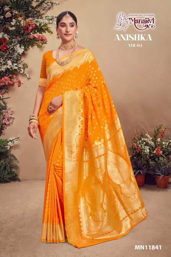 Banarasi Silk Saree Anishka Vol-4 - Image 2