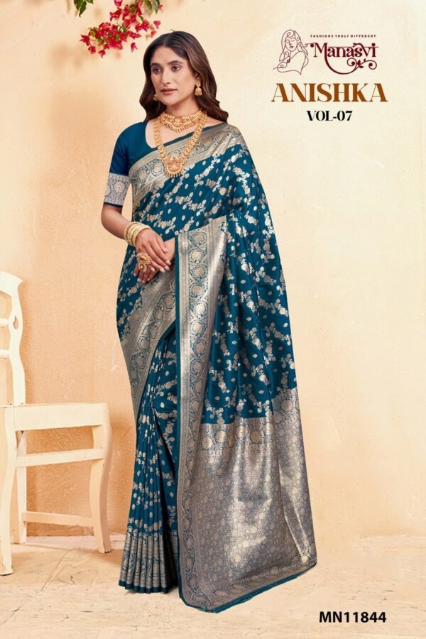 Banarasi Silk Saree Anishka Vol-7 - Image 3