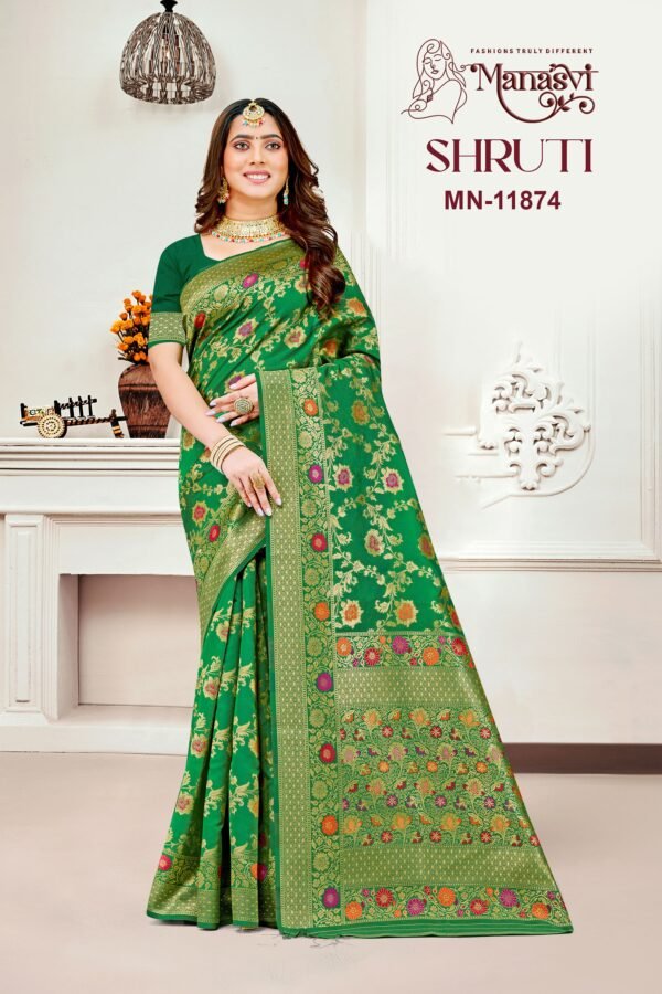 Shruti Semi Silk Saree - Image 2