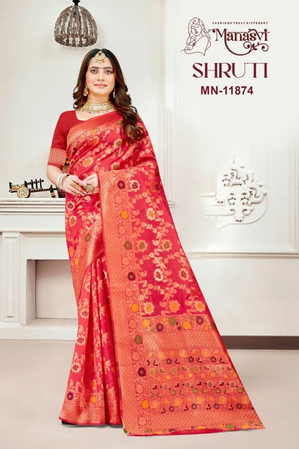 Shruti Semi Silk Saree - Image 3