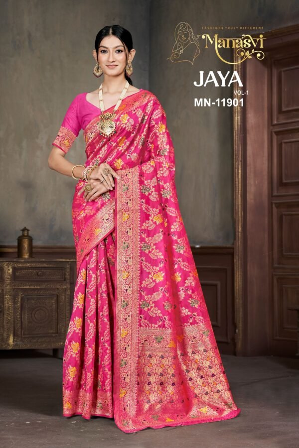 Jaya Vol-1 Semi Silk Saree - Image 5