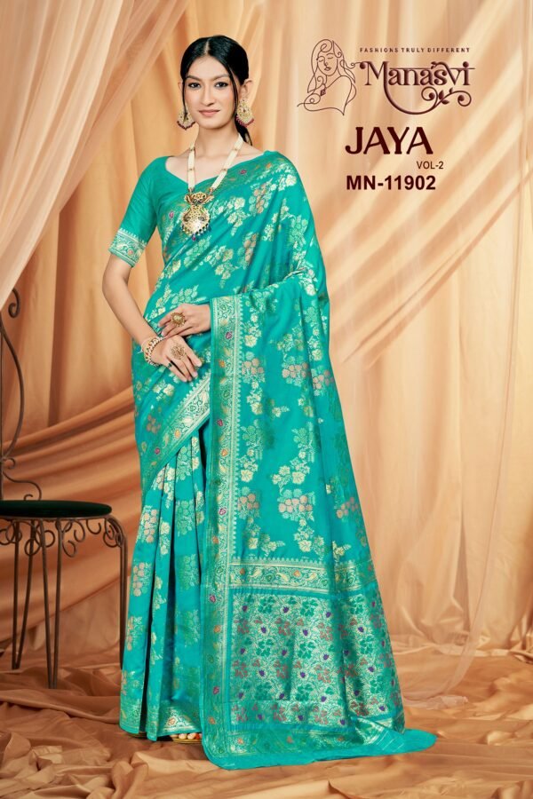 Jaya Vol-2 Semi Silk Saree - Image 2