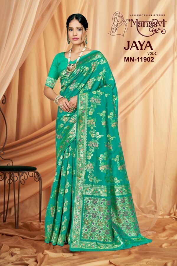 Jaya Vol-2 Semi Silk Saree - Image 4