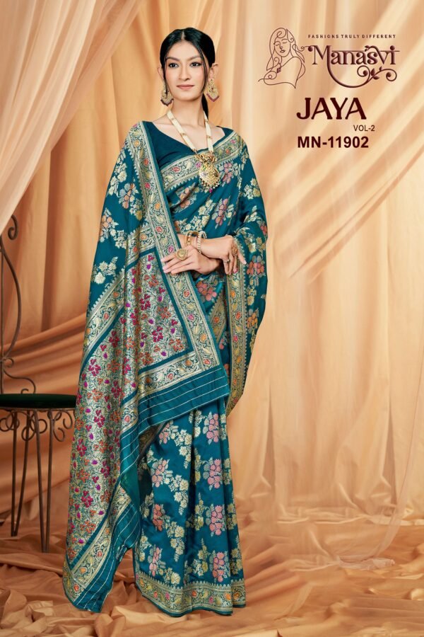 Jaya Vol-2 Semi Silk Saree - Image 6